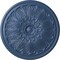 Ekena Millwork Bordeaux Ceiling Medallion (Fits Canopies up to 3 1/4"), Hand-Painted Americana, 22 5/8"OD x 1 3/4"P CM22BOAMF - alternate 1